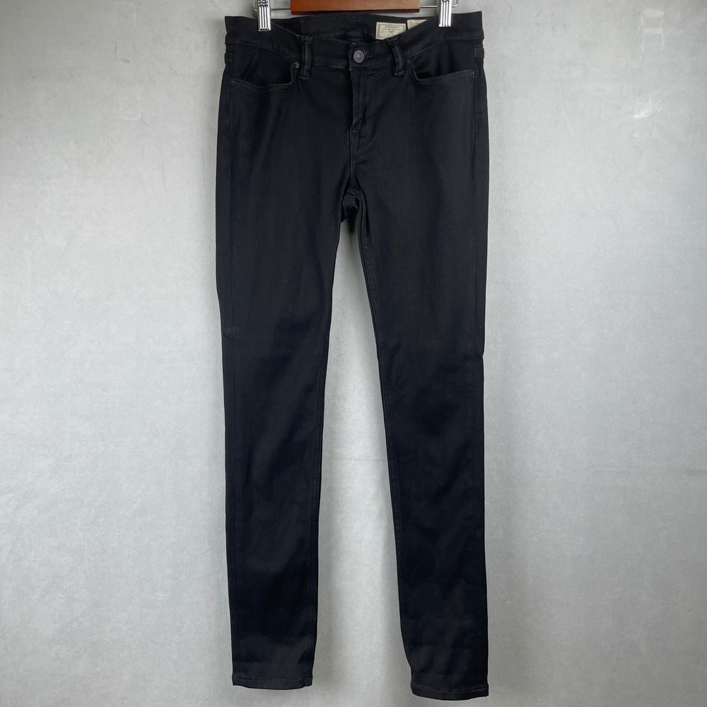 ALLSAINTS Ashby‎ Low Rise Skinny Fit Black Jeans Women Size 28 Hip Casual Grunge